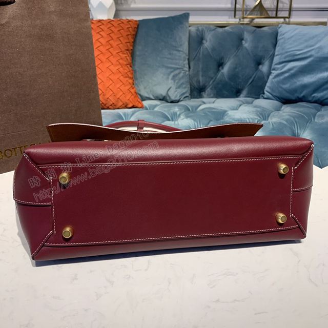 Bottega Veneta女包 純銅五金 寶緹嘉單肩女包 BV大號手提包 平紋小牛皮手拎包  gxz1076